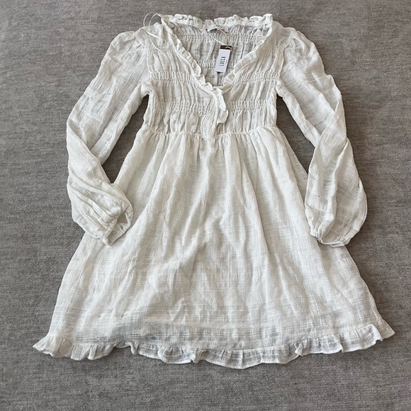 Lucca Couture Cream Puff long sleeve Dress - Picture 1 of 5